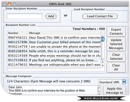 Send Bulk SMS 8.2.1.0