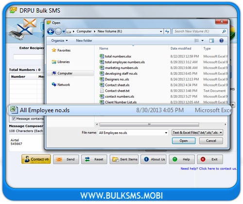 Bulk SMS Software for GSM Mobile Phones