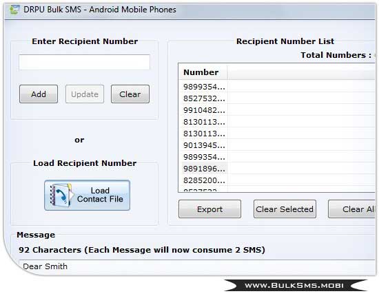 Free Bulk Messaging Android screenshot