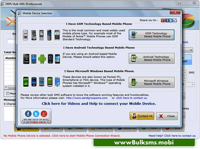 Bulk SMS Software Windows 11 download
