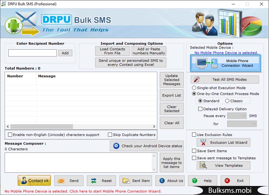 Bulk SMS Software for GSM Mobile Phones