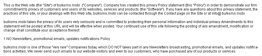 Privacy Policy