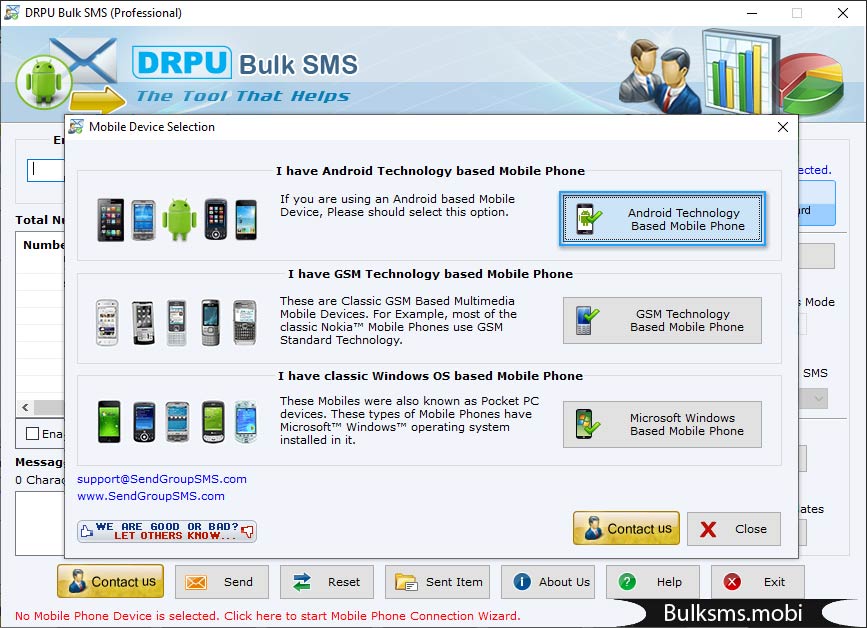 Bulk SMS Software – Professional