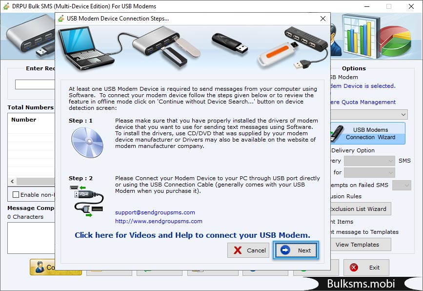 Steps to connect Devices